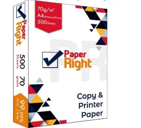 Paper right A4 70 Grams Paper for all printers and copiers