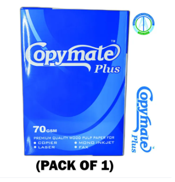 Copymate Legal Size 70 Gram Paper - 500 Sheets, 1 Ream