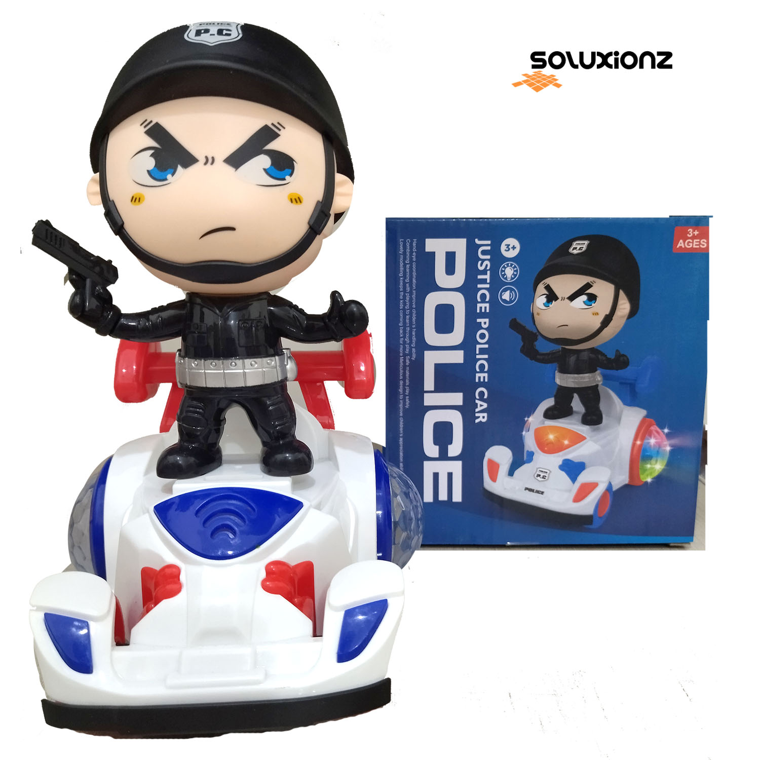 Justice Police Car Toy For Kids
