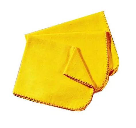 Yellow Duster 100% Cotton Cleaning Cloth Premium Quality Washable Reusable - Multi Purpose Kitchen Dusting Cloth Heavy Duty Polishing Cloth